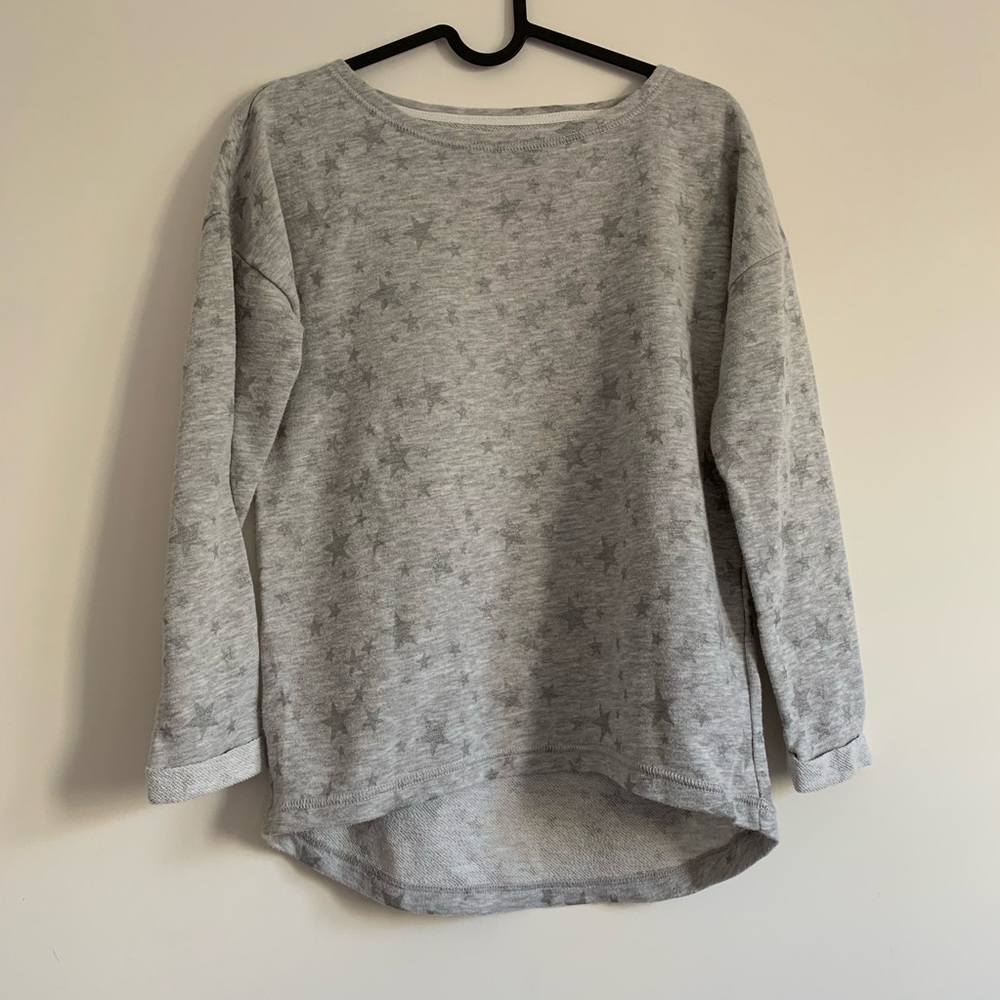 H&M Grey Star Sweatshirt